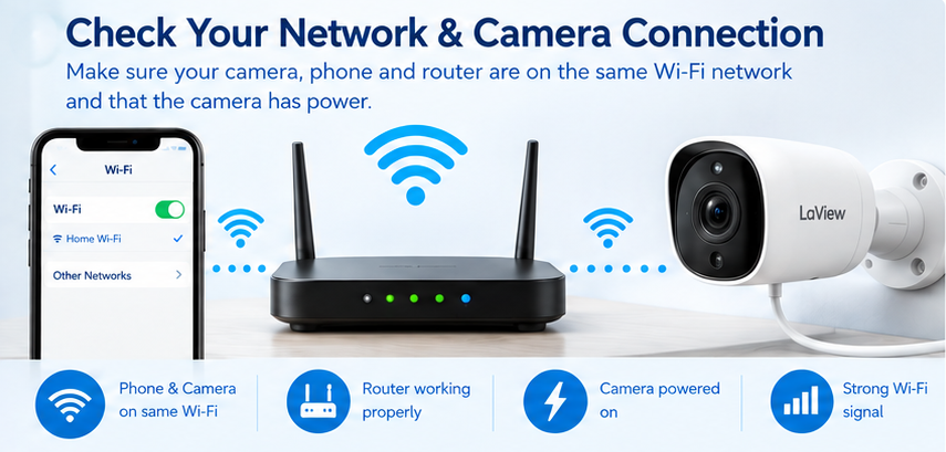 Check your network & camera connection