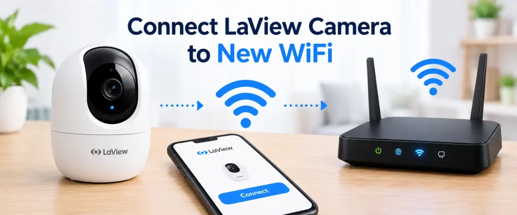 Connect LaView Camera to New WiFi