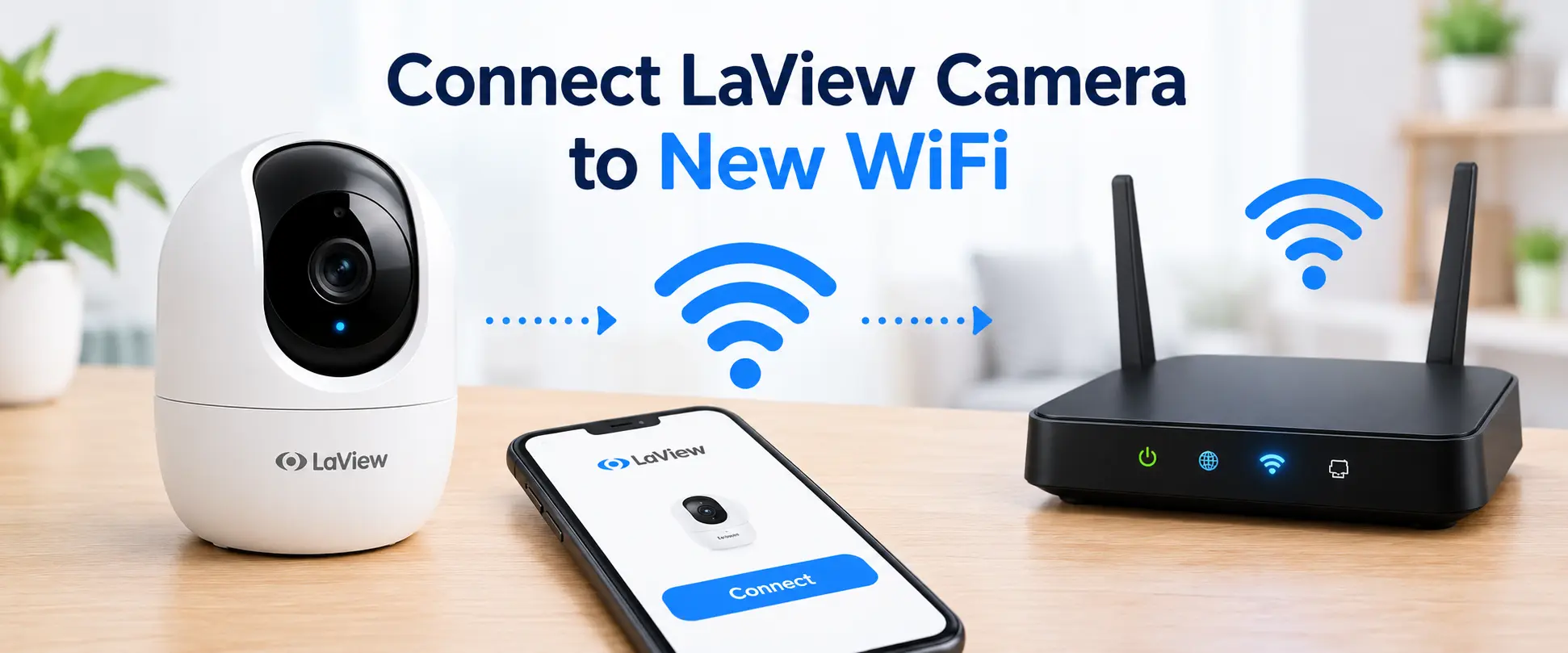 Connect LaView Camera to New WiFi